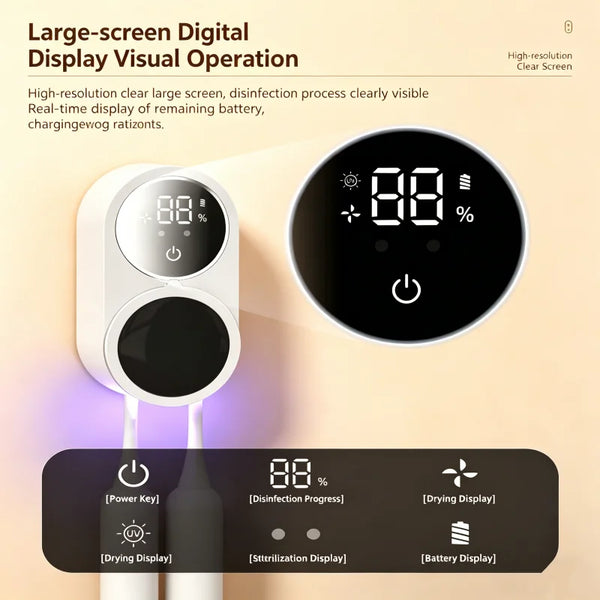 PureGlow™ UV Toothbrush Sanitizer